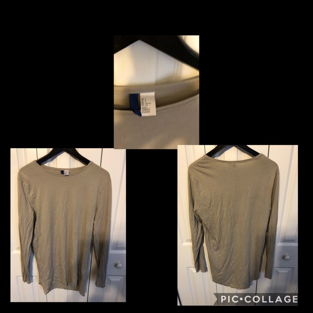 Gray oversized tee